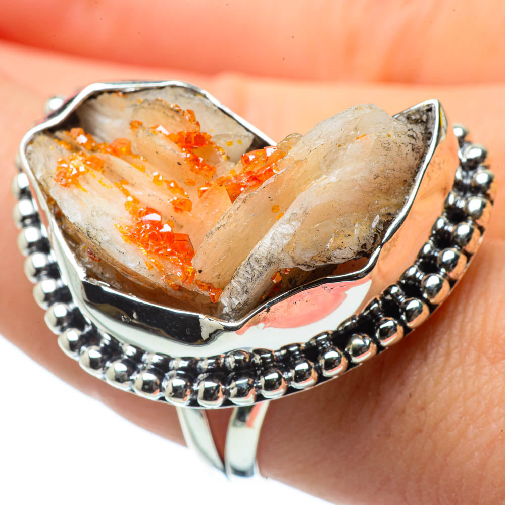 Citrine Crystal Rings handcrafted by Anasilvercos - RING29454