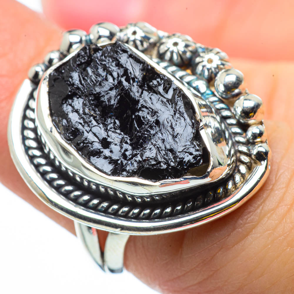 Tektite Rings handcrafted by Anasilvercos - RING29605