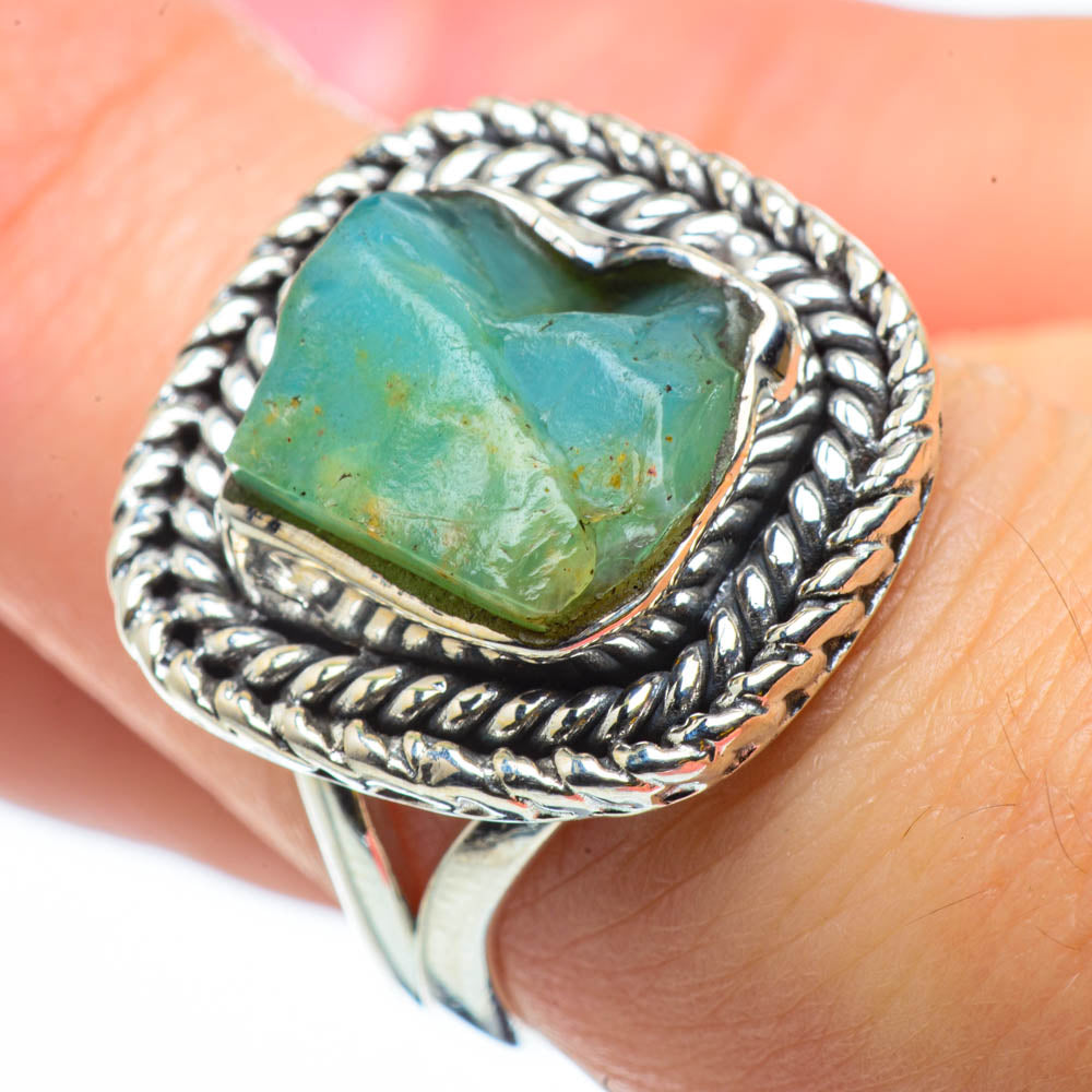 Peruvian Opal Rings handcrafted by Anasilvercos - RING29616