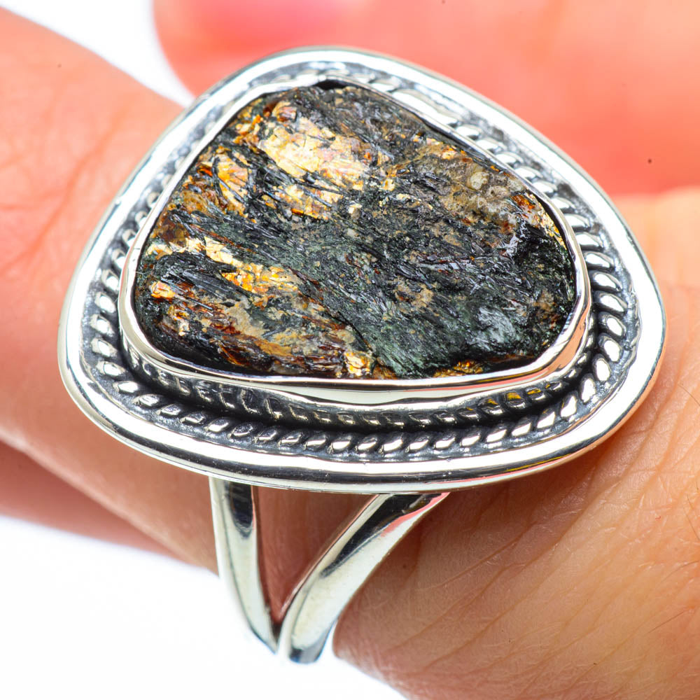 Astrophyllite Rings handcrafted by Anasilvercos - RING29675