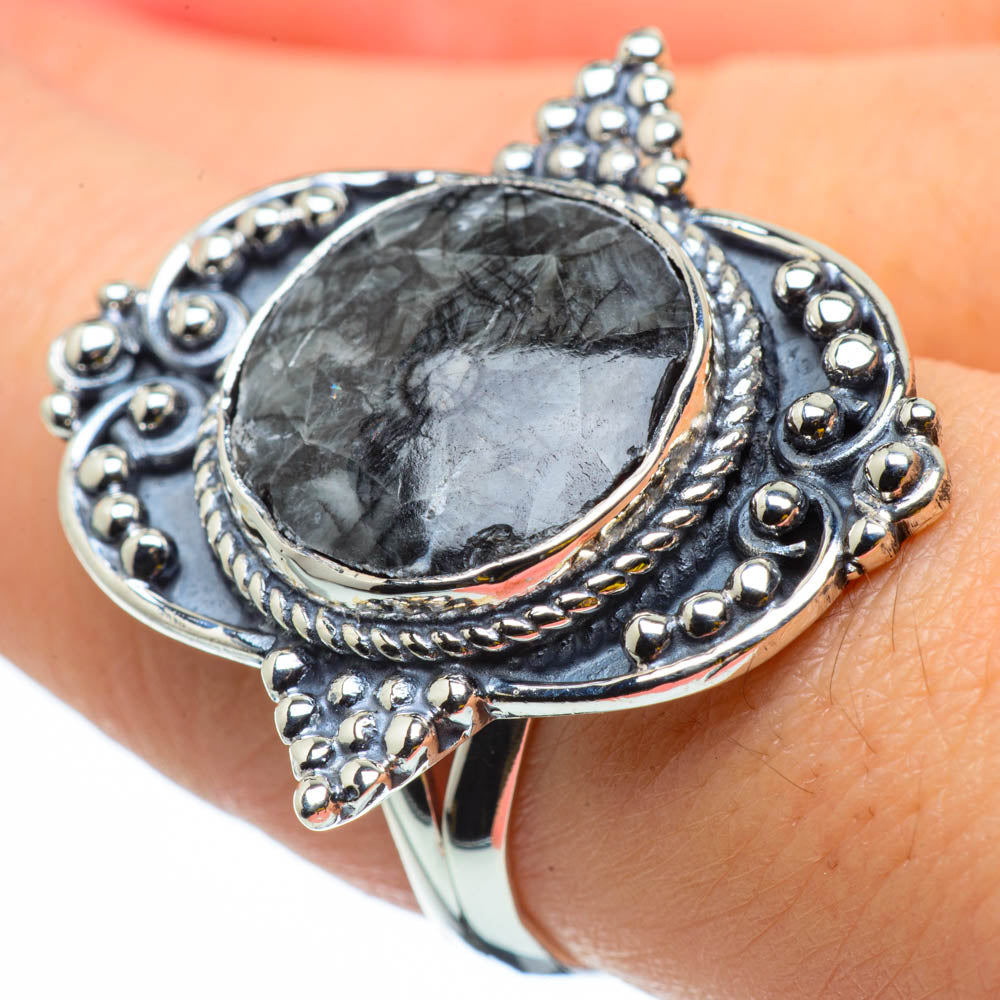 Pinolith Jasper Rings handcrafted by Anasilvercos - RING29708