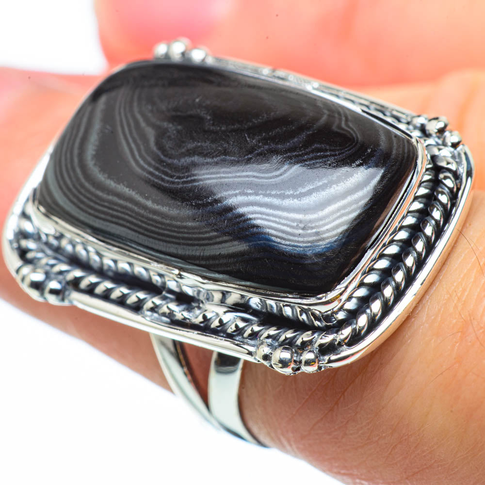 Psilomelane Rings handcrafted by Anasilvercos - RING29805