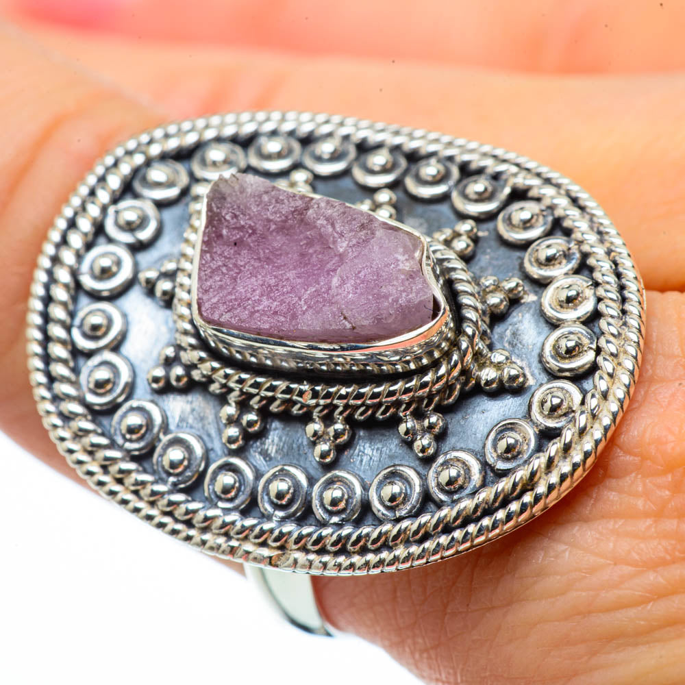 Kunzite Rings handcrafted by Anasilvercos - RING29836