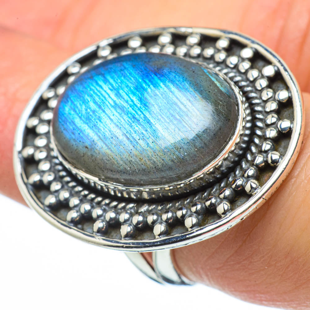 Labradorite Rings handcrafted by Anasilvercos - RING29863