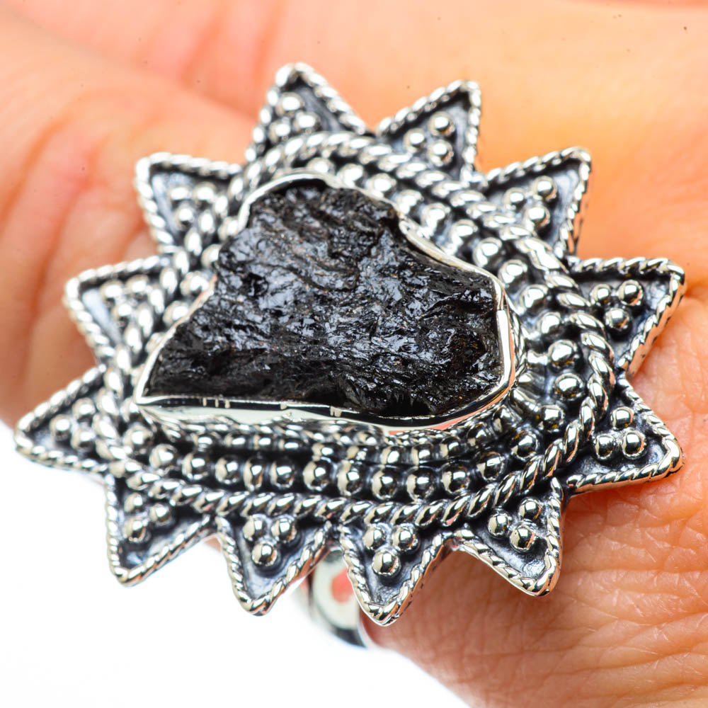 Tektite Rings handcrafted by Anasilvercos - RING29894