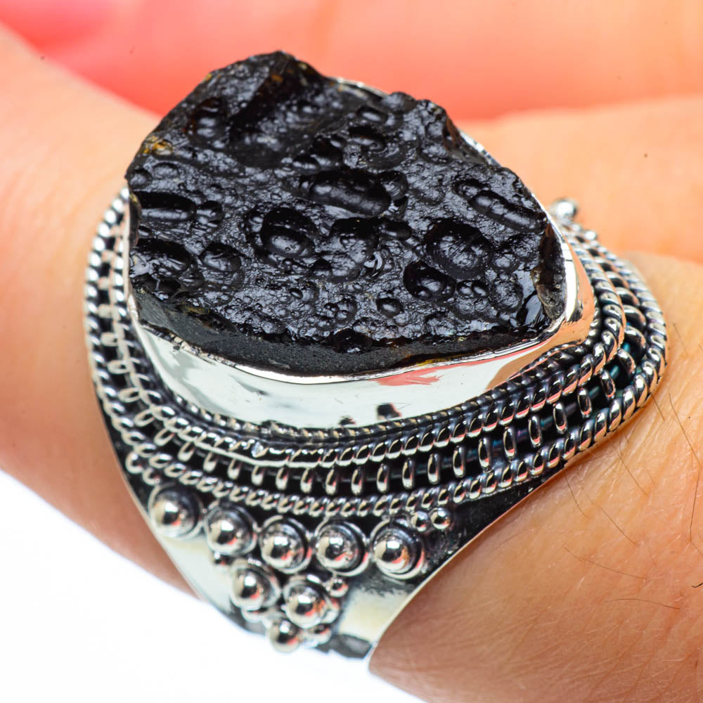 Tektite Rings handcrafted by Anasilvercos - RING30009