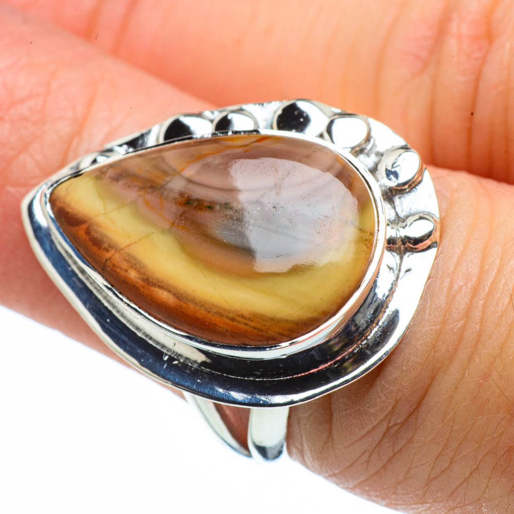Willow Creek Jasper Rings handcrafted by Anasilvercos - RING30099