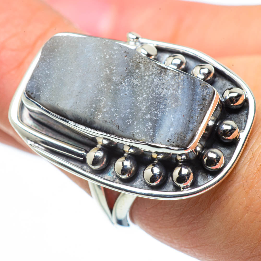 Desert Druzy Rings handcrafted by Anasilvercos - RING30308