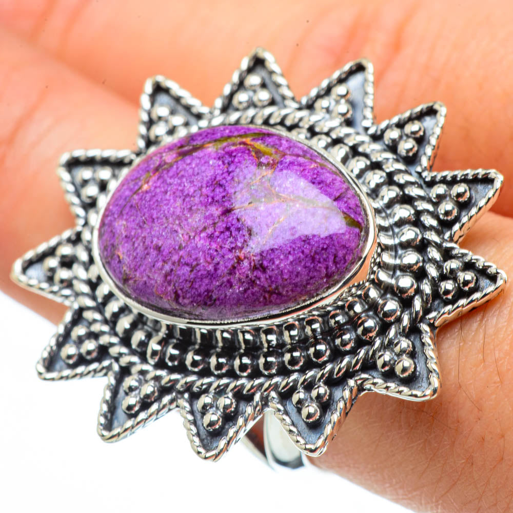 Charoite Rings handcrafted by Anasilvercos - RING30375