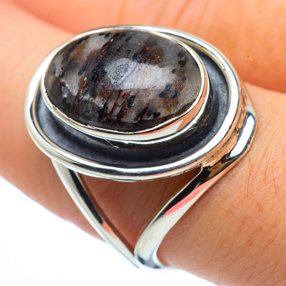 Astrophyllite Rings handcrafted by Anasilvercos - RING30493