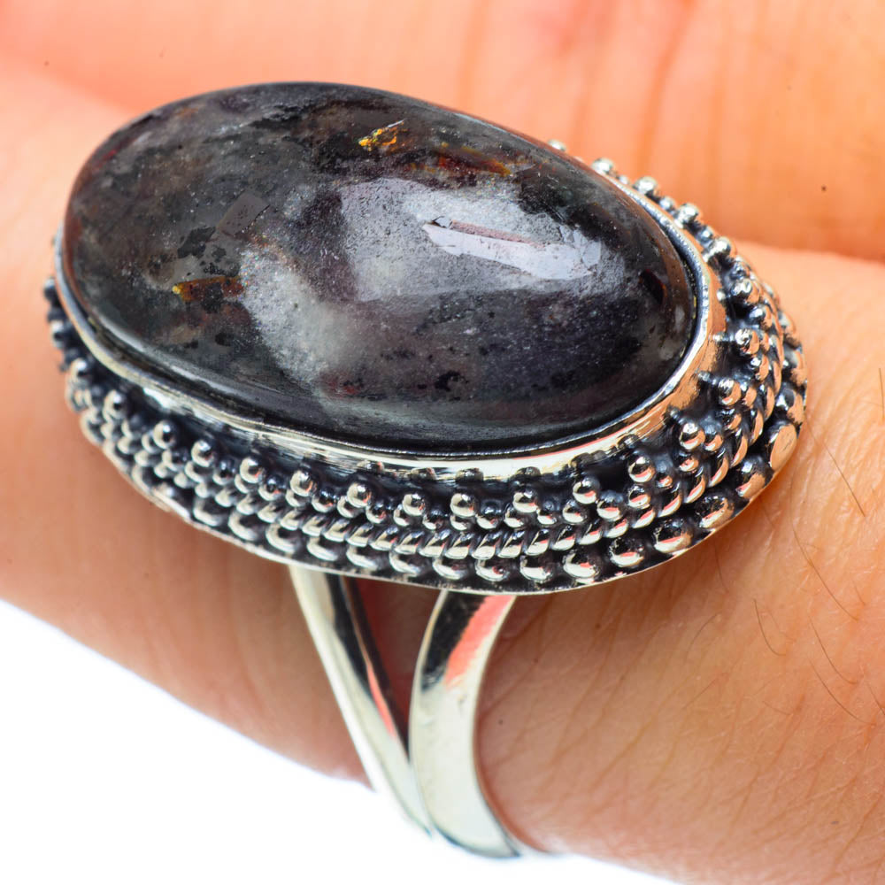 Astrophyllite Rings handcrafted by Anasilvercos - RING30585