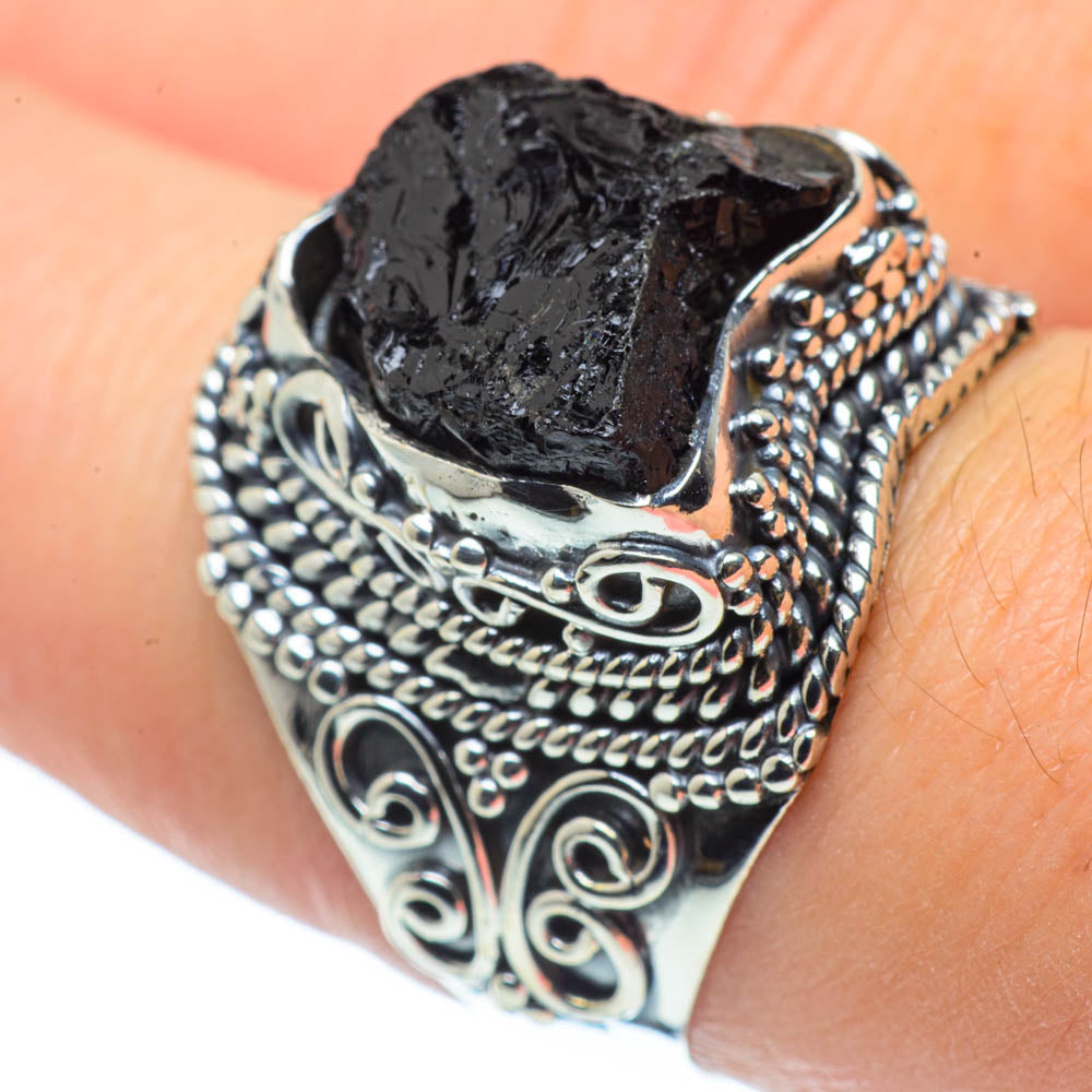 Tektite Rings handcrafted by Anasilvercos - RING30592