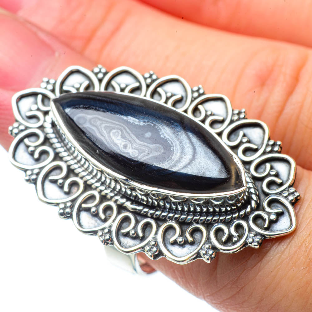 Psilomelane Rings handcrafted by Anasilvercos - RING30684