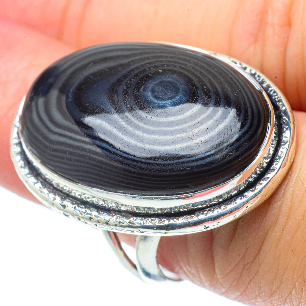 Psilomelane Rings handcrafted by Anasilvercos - RING30778