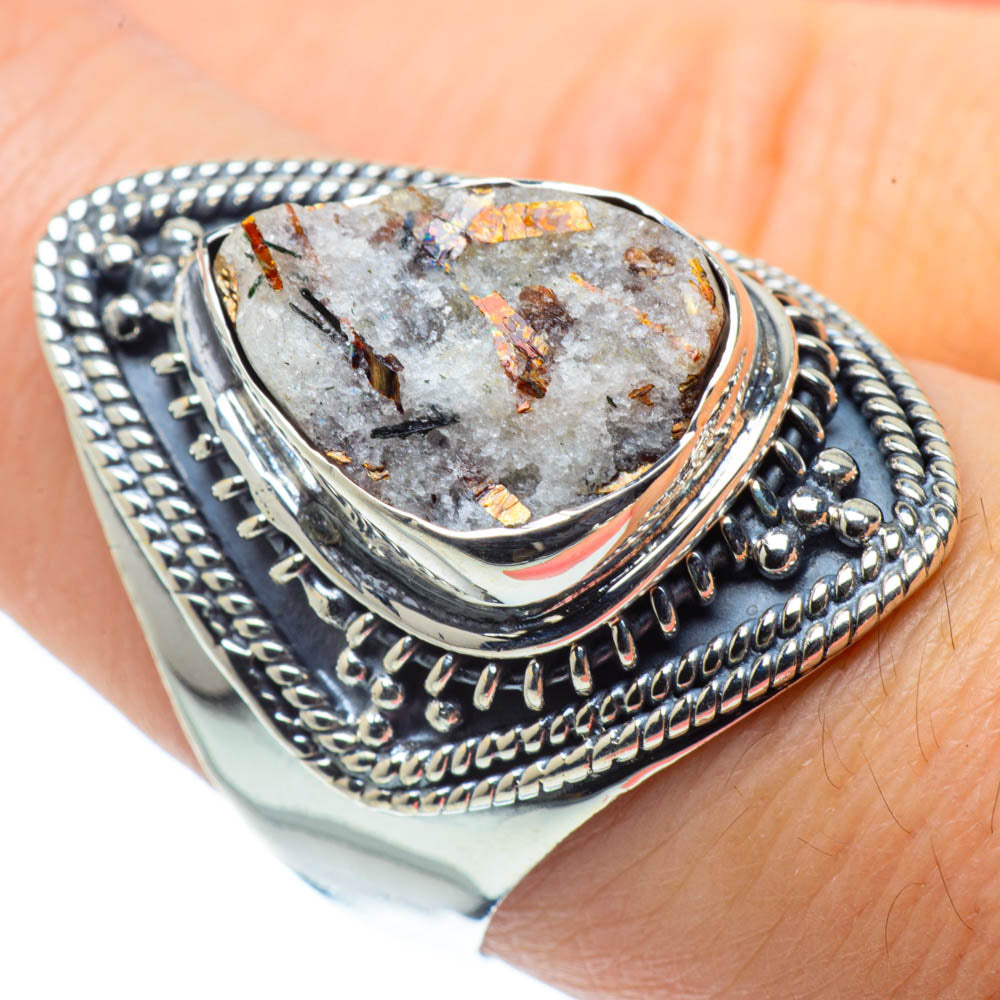 Astrophyllite Rings handcrafted by Anasilvercos - RING30918