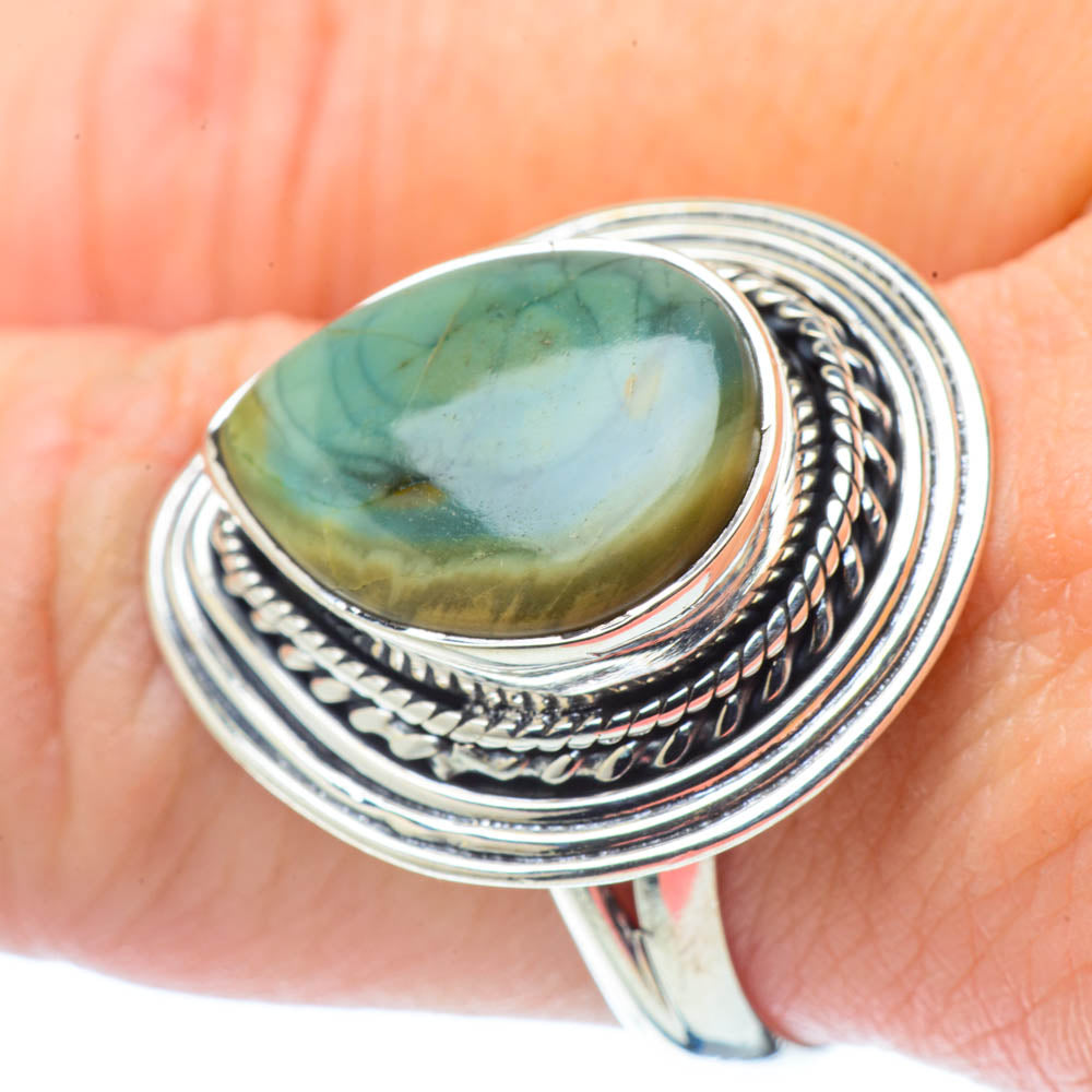 Willow Creek Jasper Rings handcrafted by Anasilvercos - RING31065