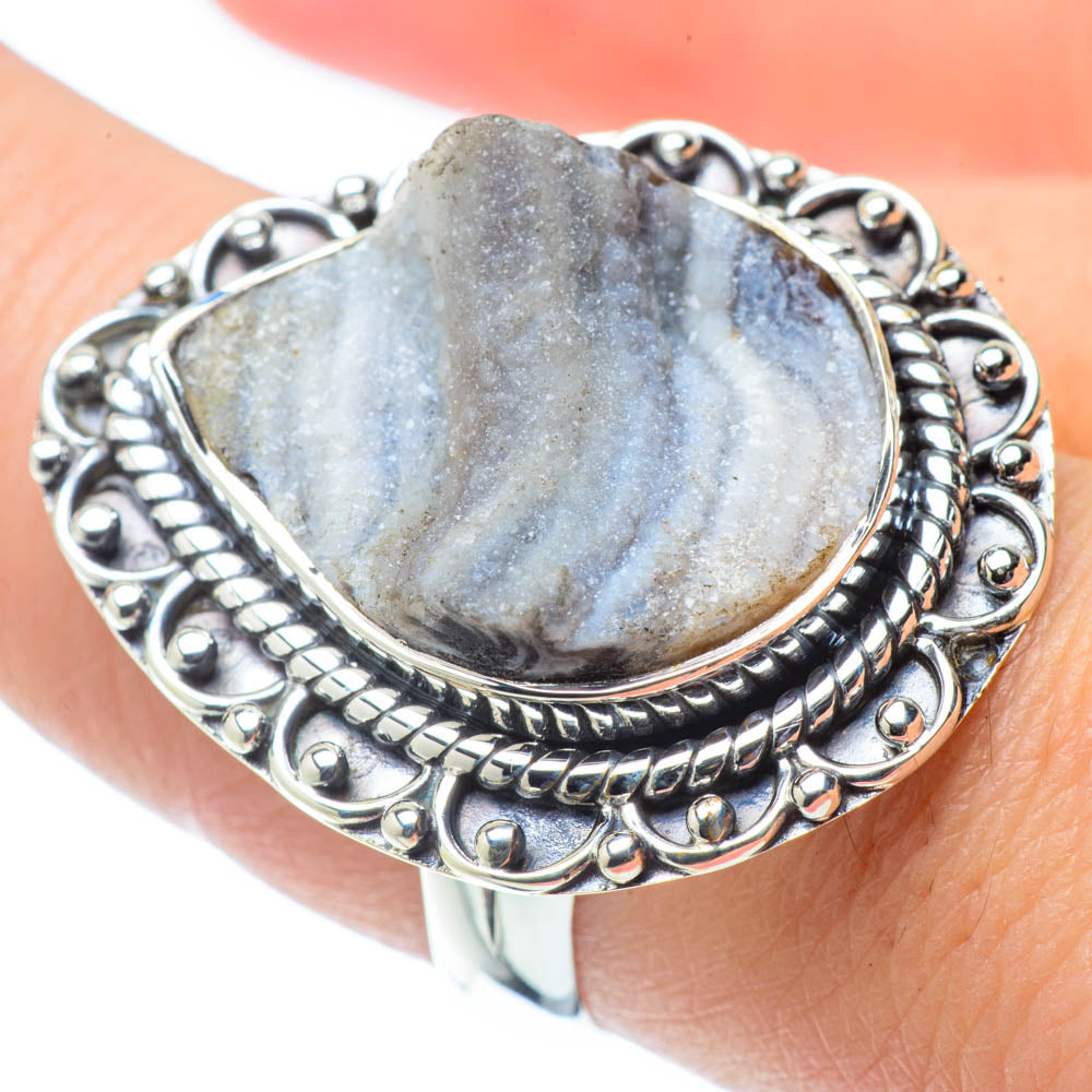 Desert Druzy Rings handcrafted by Anasilvercos - RING31092