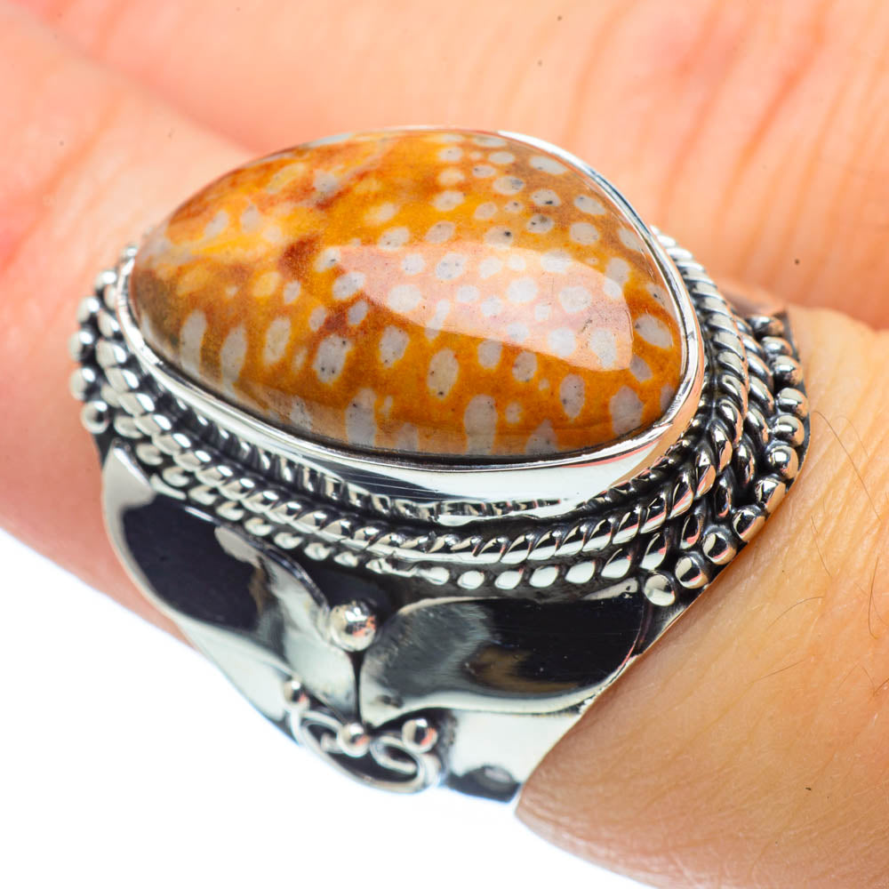 Ocean Jasper Rings handcrafted by Anasilvercos - RING31237