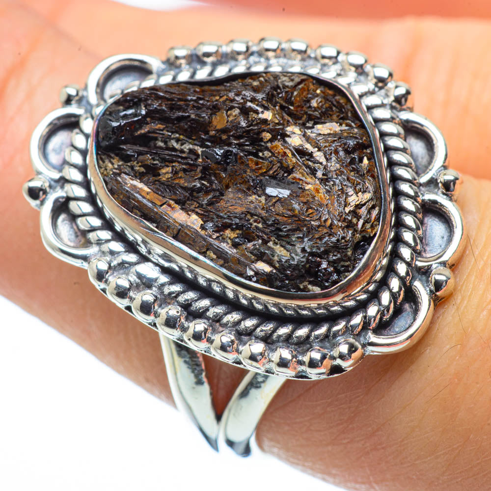 Astrophyllite Rings handcrafted by Anasilvercos - RING31283