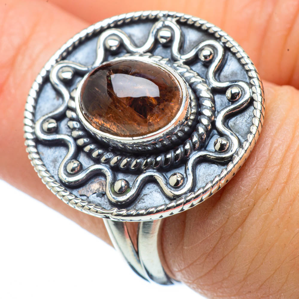 Pink Tourmaline Rings handcrafted by Anasilvercos - RING31312