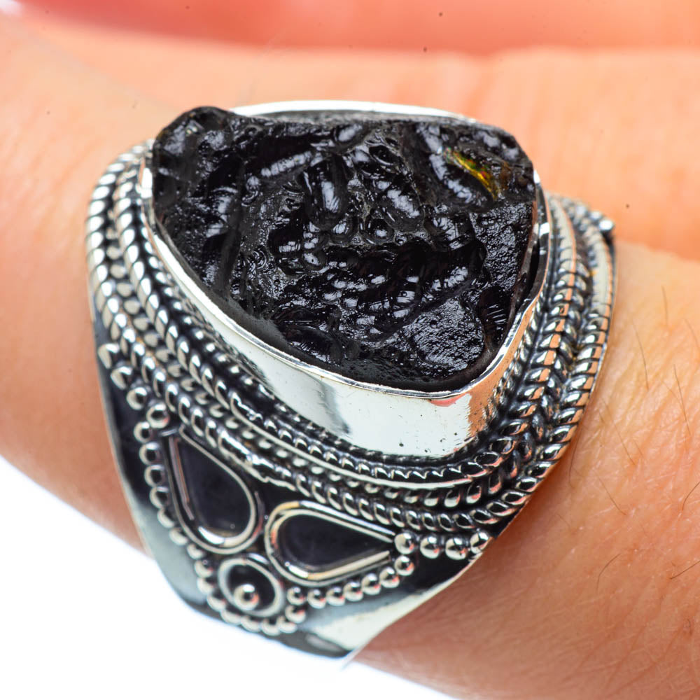 Tektite Rings handcrafted by Anasilvercos - RING31317