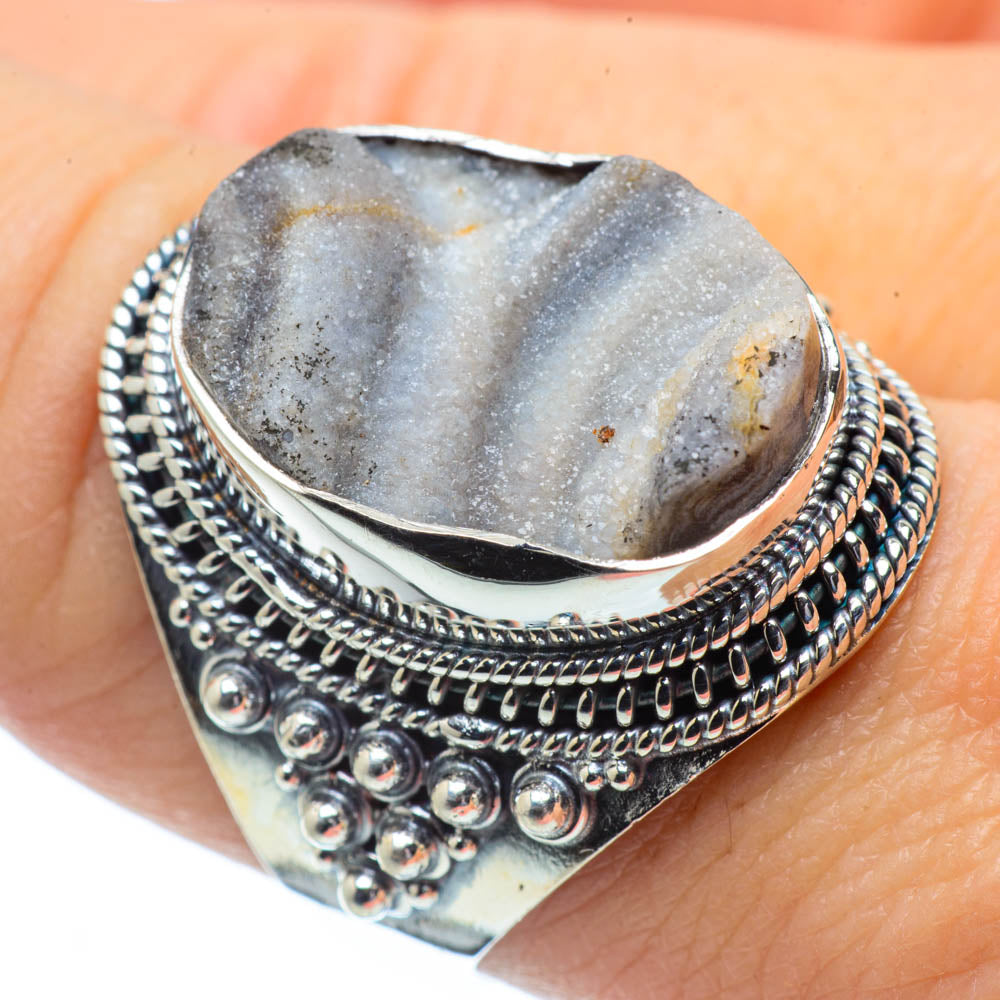 Desert Druzy Rings handcrafted by Anasilvercos - RING31323