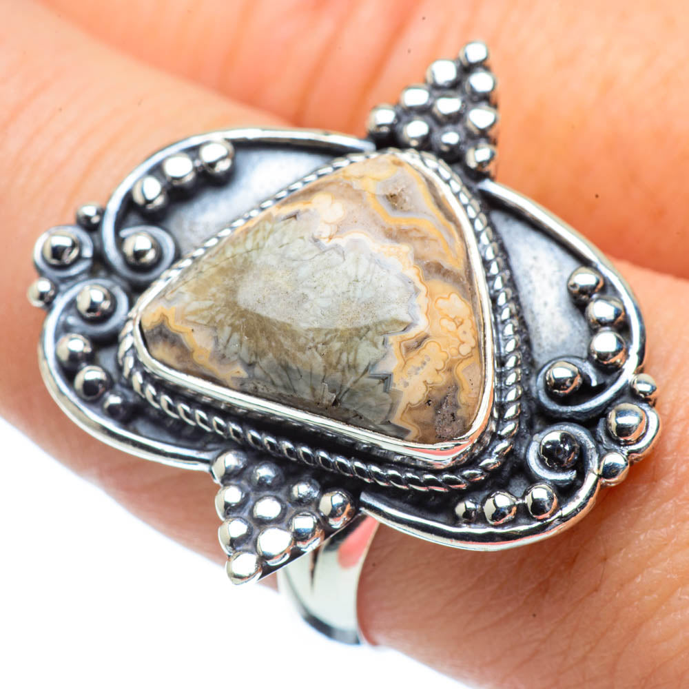 Ocean Jasper Rings handcrafted by Anasilvercos - RING31369