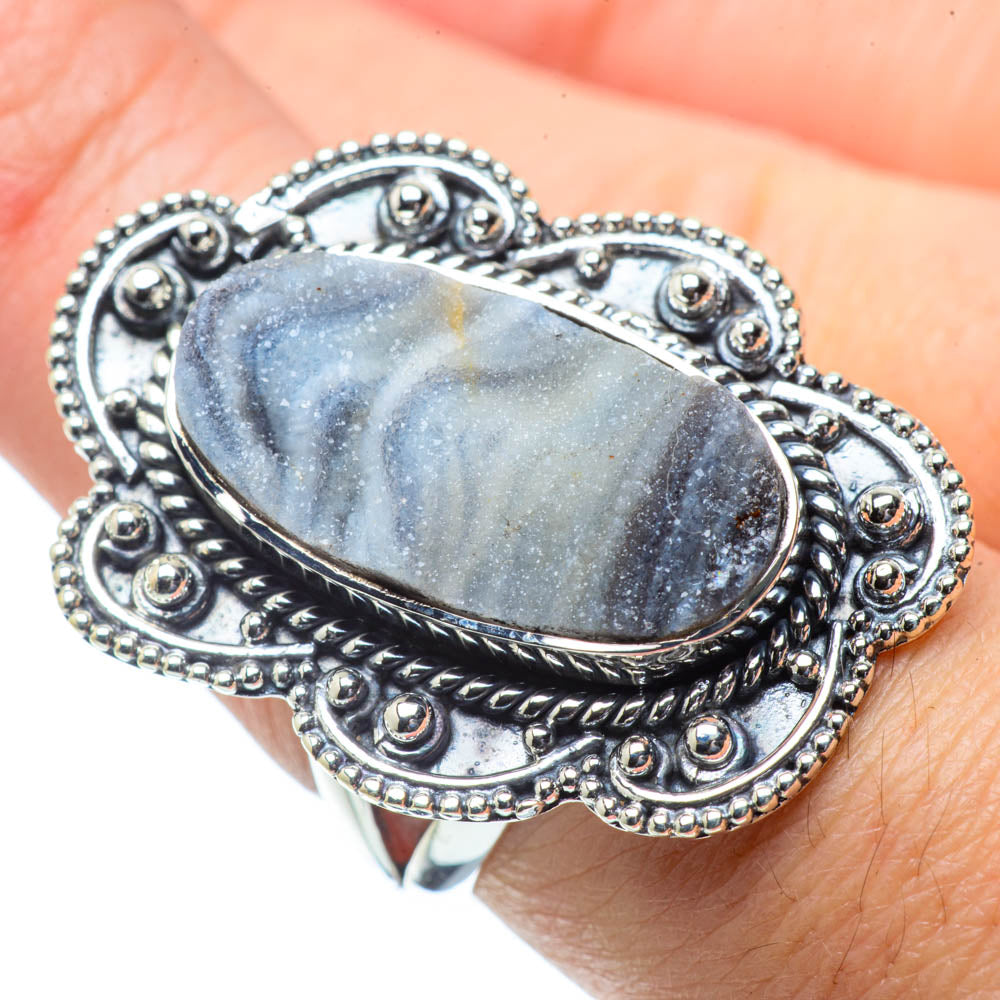 Desert Druzy Rings handcrafted by Anasilvercos - RING31420