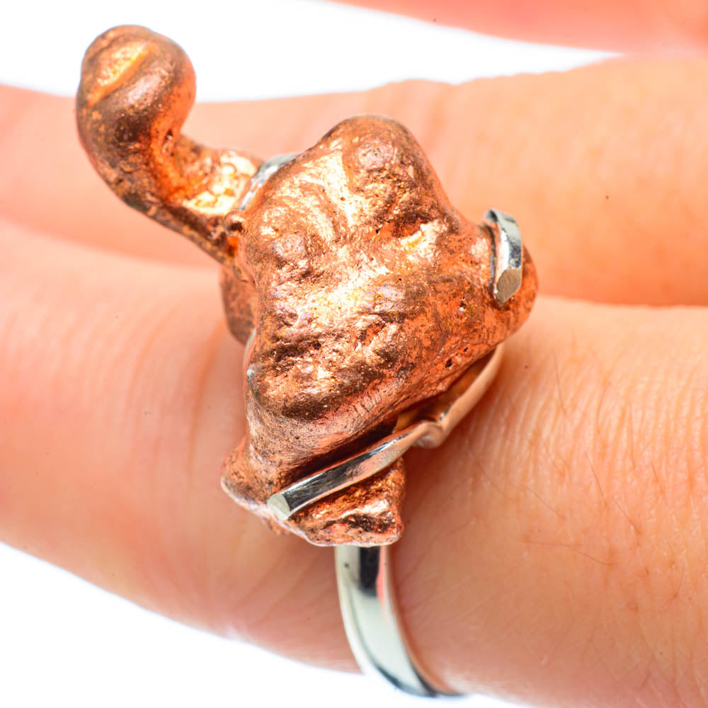 Splash Copper Rings handcrafted by Anasilvercos - RING31597
