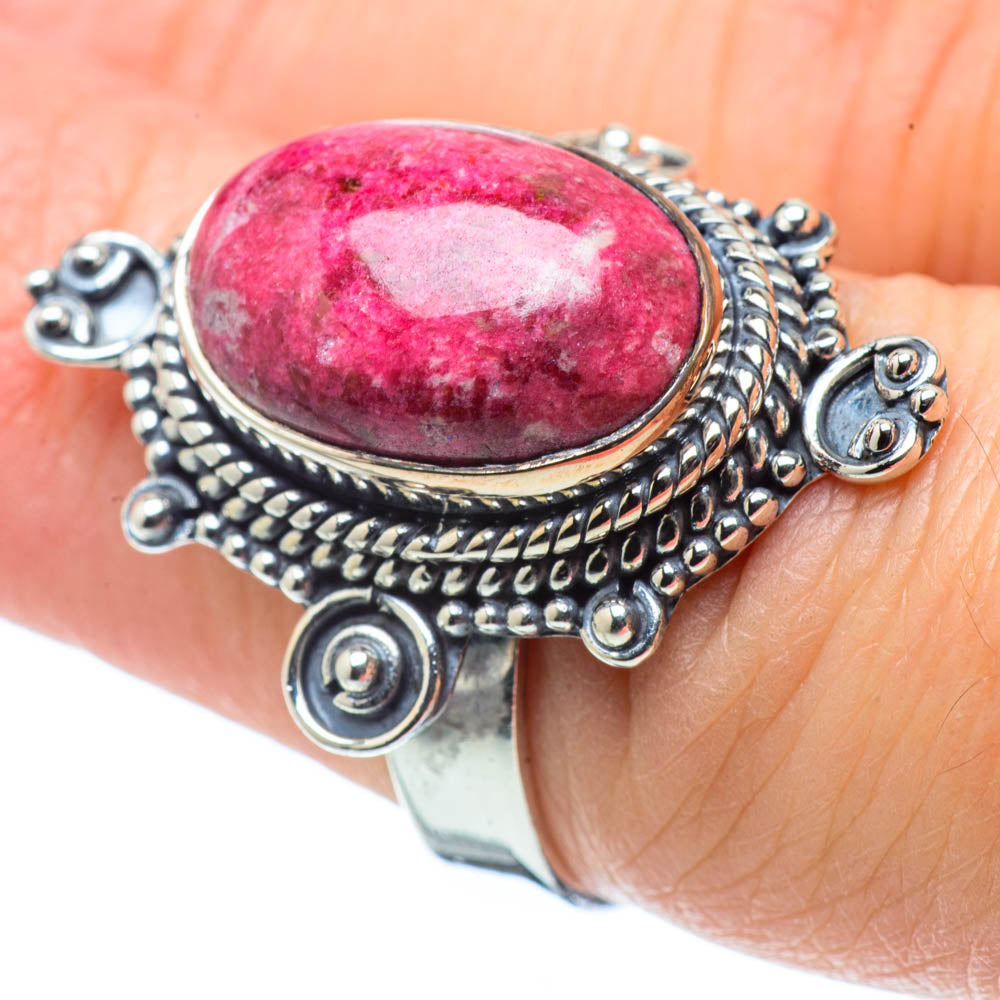 Thulite Rings handcrafted by Anasilvercos - RING31684