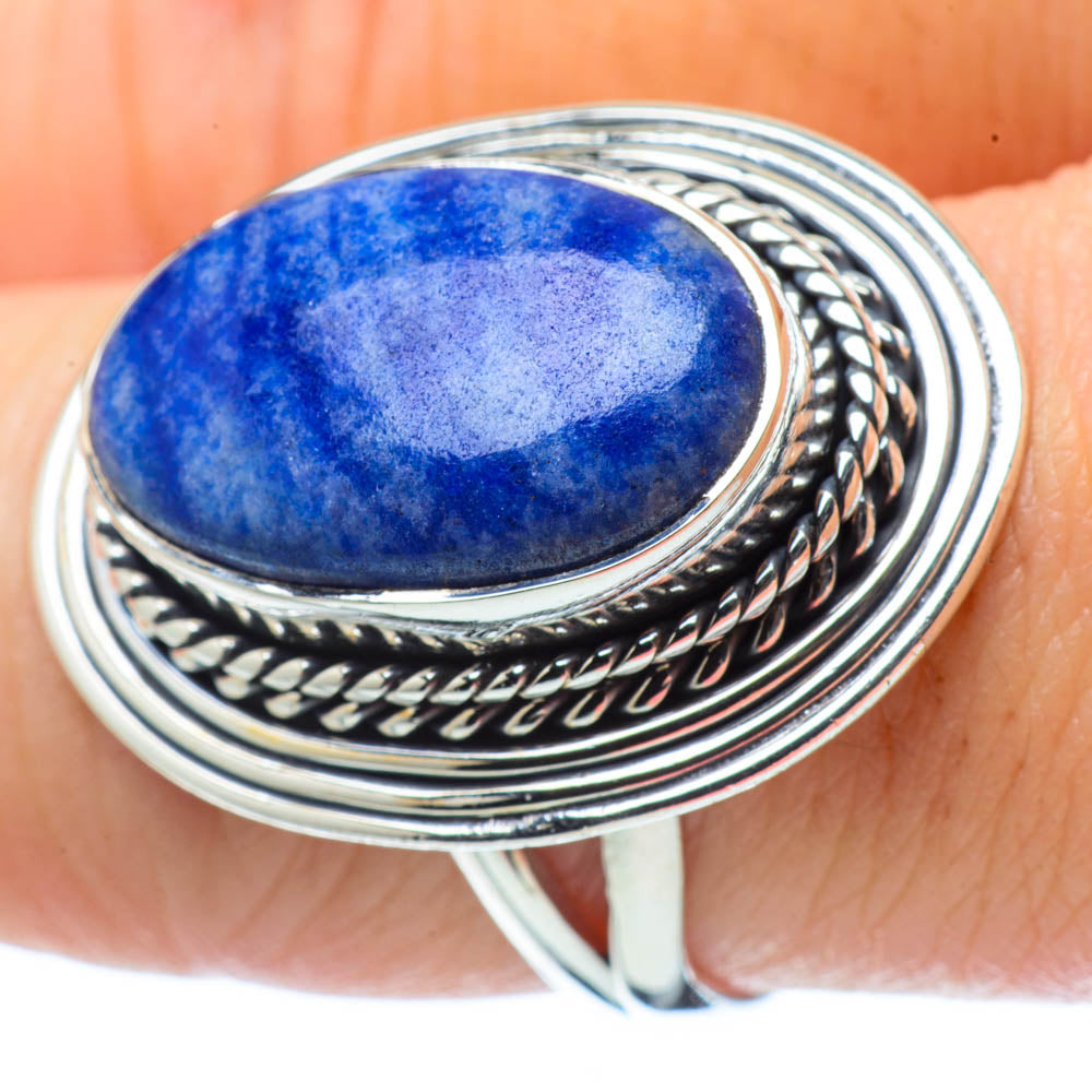 Sodalite Rings handcrafted by Anasilvercos - RING31695