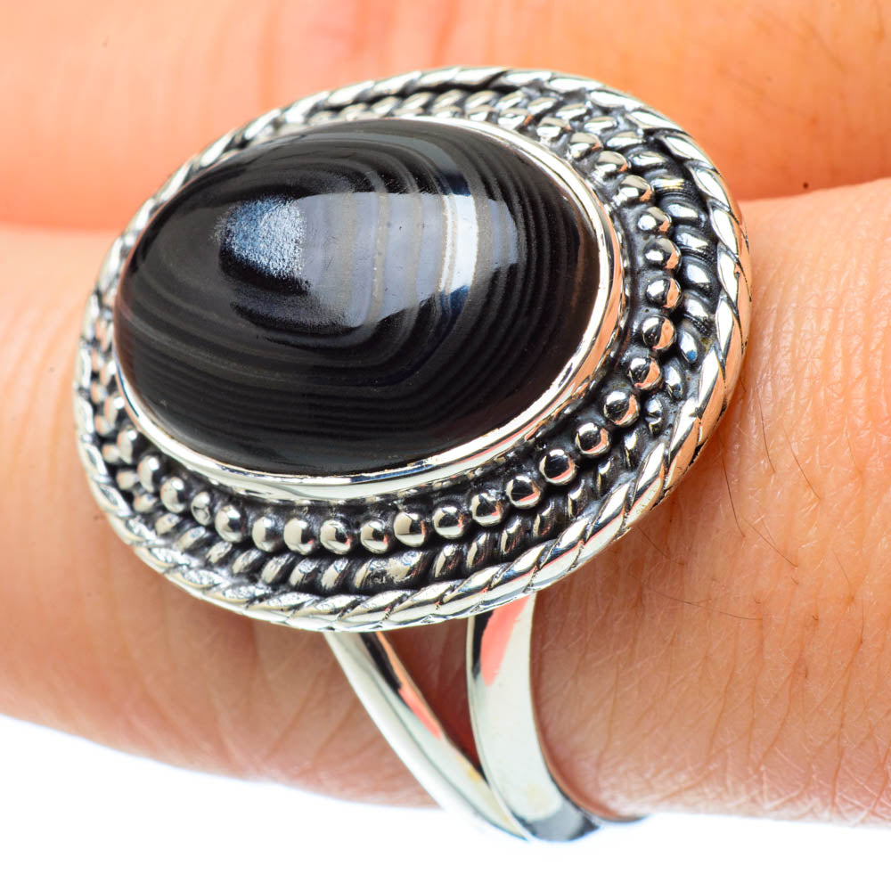 Psilomelane Rings handcrafted by Anasilvercos - RING31759