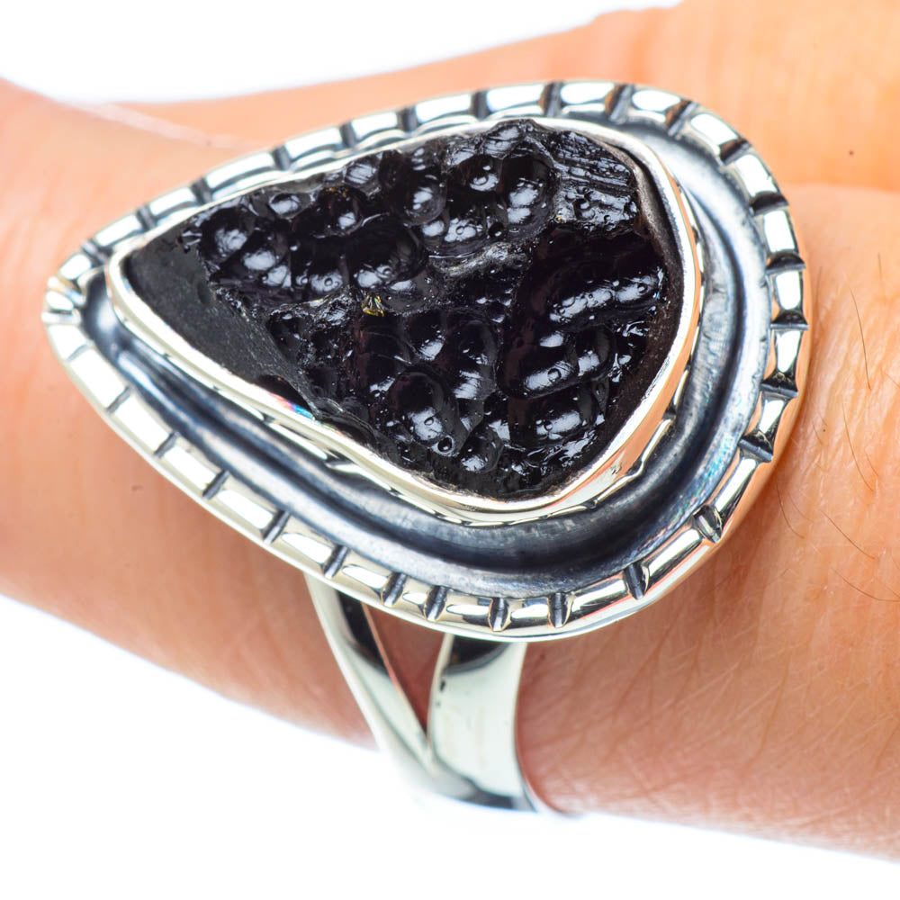 Tektite Rings handcrafted by Anasilvercos - RING31772