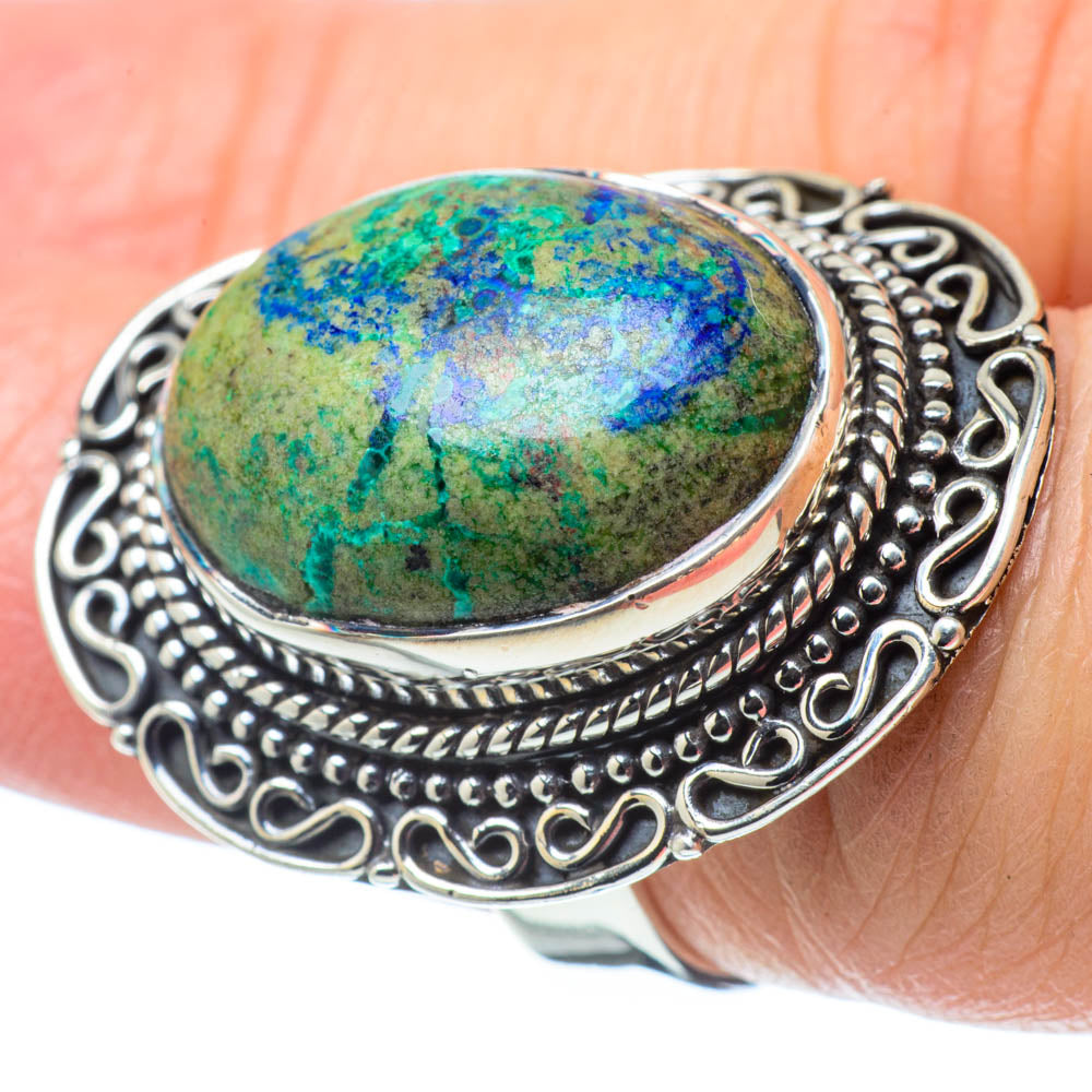 Azurite Rings handcrafted by Anasilvercos - RING31826