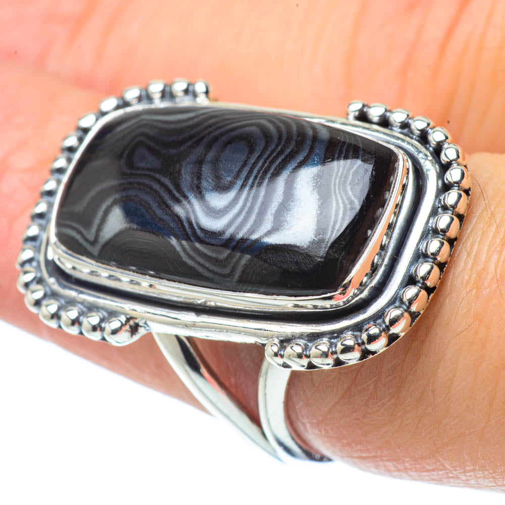 Psilomelane Rings handcrafted by Anasilvercos - RING31902