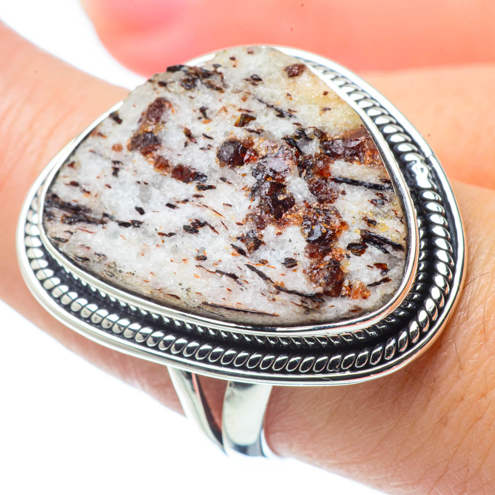 Astrophyllite Rings handcrafted by Anasilvercos - RING31936