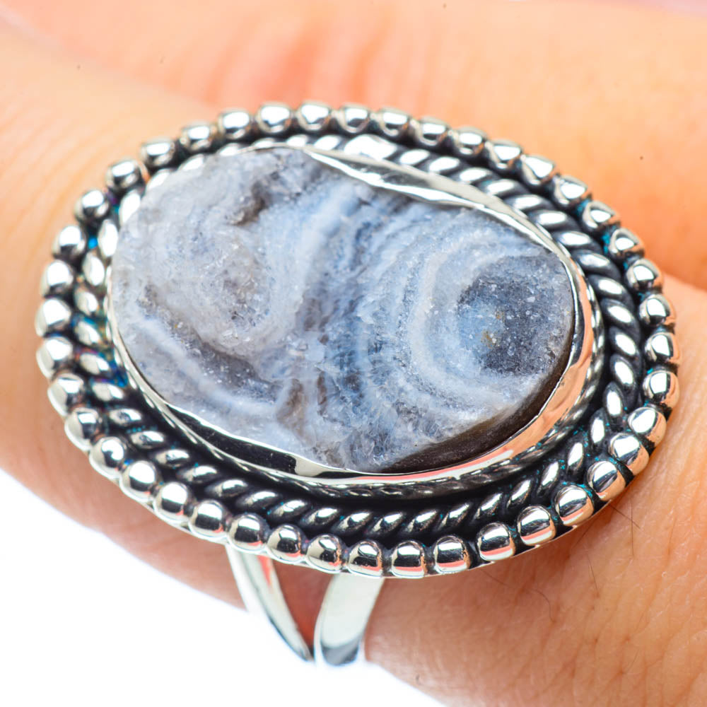 Desert Druzy Rings handcrafted by Anasilvercos - RING32006