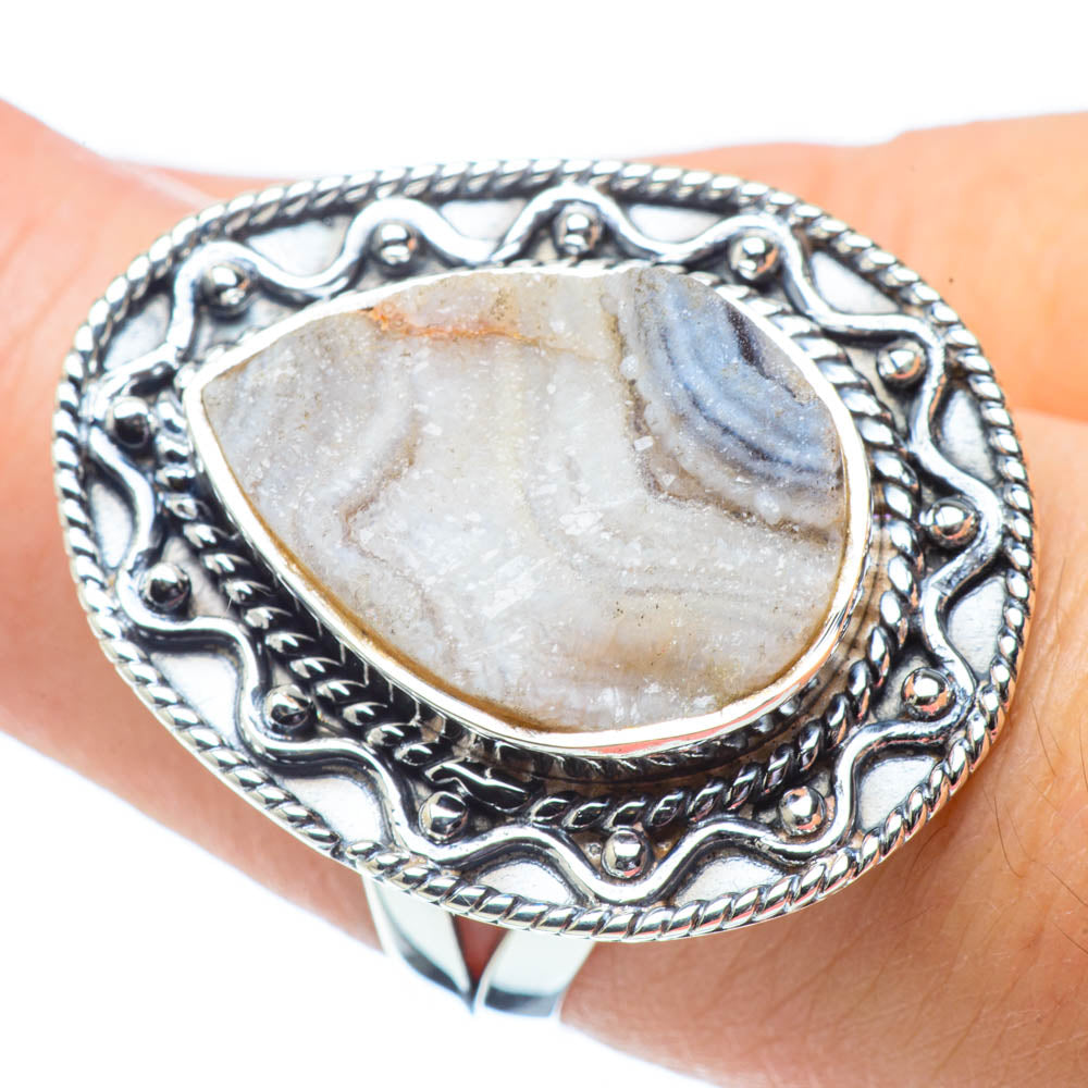 Desert Druzy Rings handcrafted by Anasilvercos - RING32034