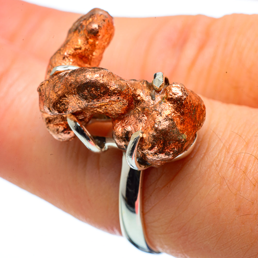 Splash Copper Rings handcrafted by Anasilvercos - RING32394