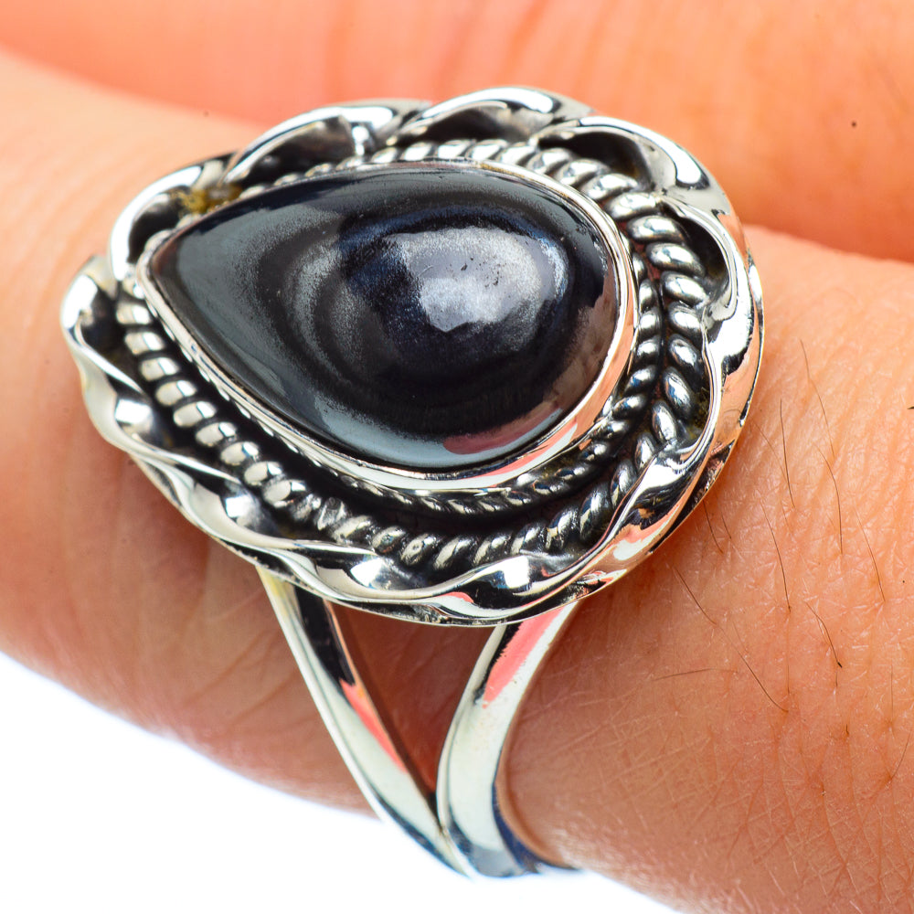 Psilomelane Rings handcrafted by Anasilvercos - RING32507
