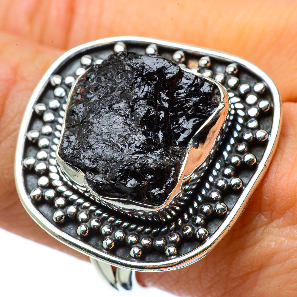 Tektite Rings handcrafted by Anasilvercos - RING33022