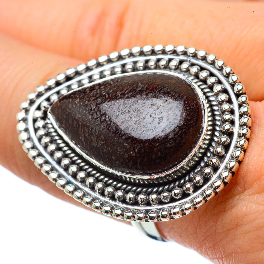 Dinosaur Bone Rings handcrafted by Anasilvercos - RING33050