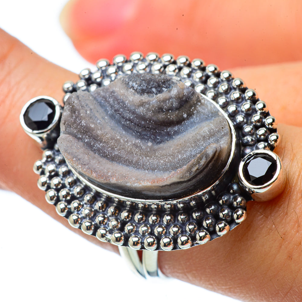 Desert Druzy Rings handcrafted by Anasilvercos - RING33162