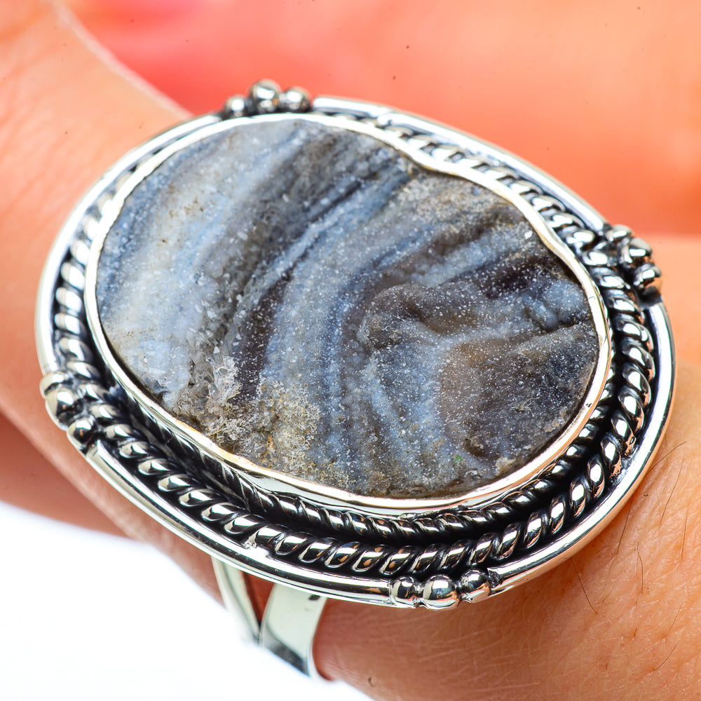 Desert Druzy Rings handcrafted by Anasilvercos - RING33254