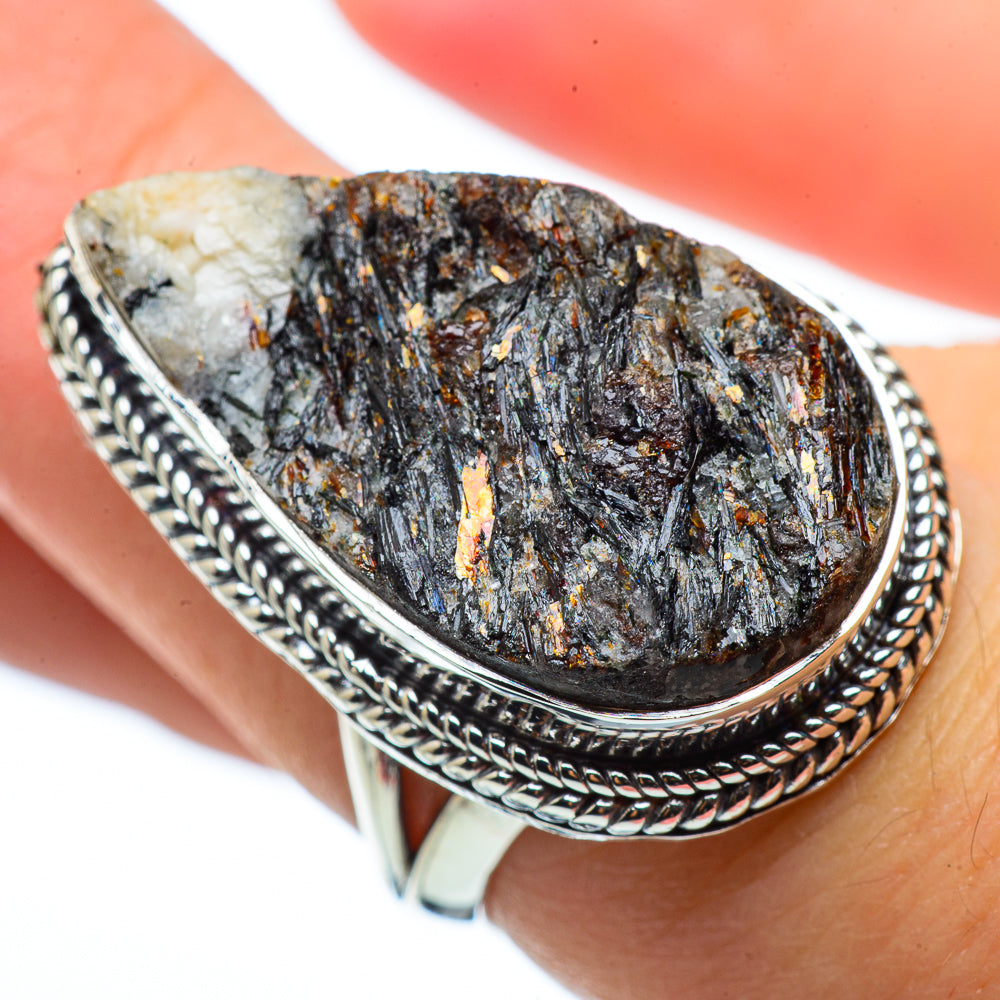Astrophyllite Rings handcrafted by Anasilvercos - RING33341