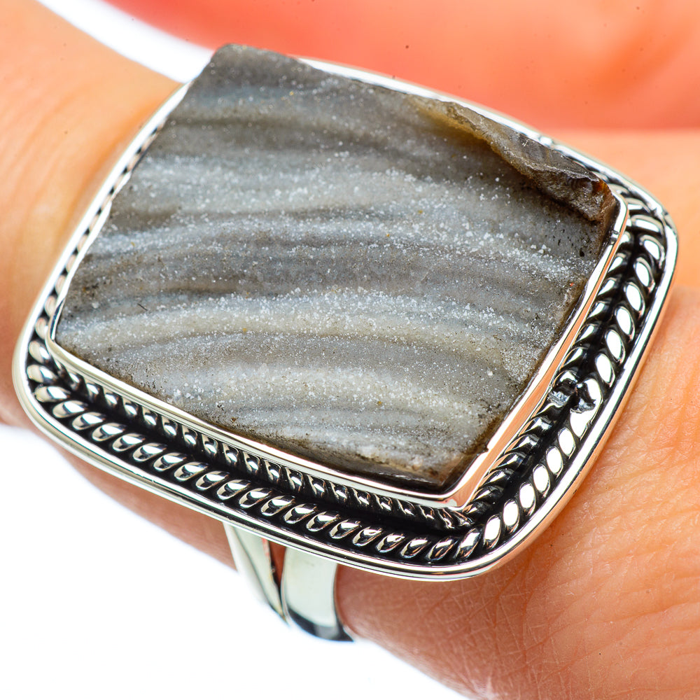 Desert Druzy Rings handcrafted by Anasilvercos - RING33390