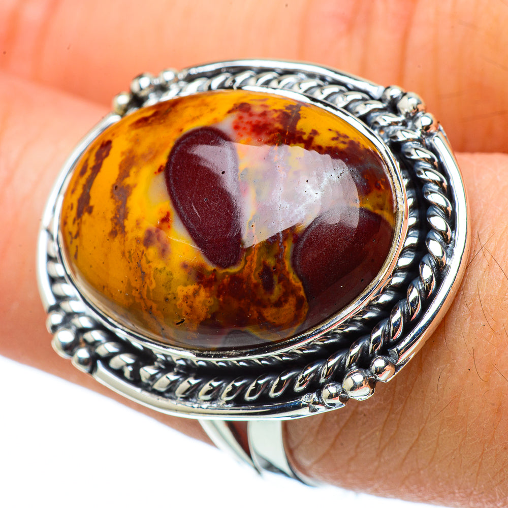 Mookaite Rings handcrafted by Anasilvercos - RING33468