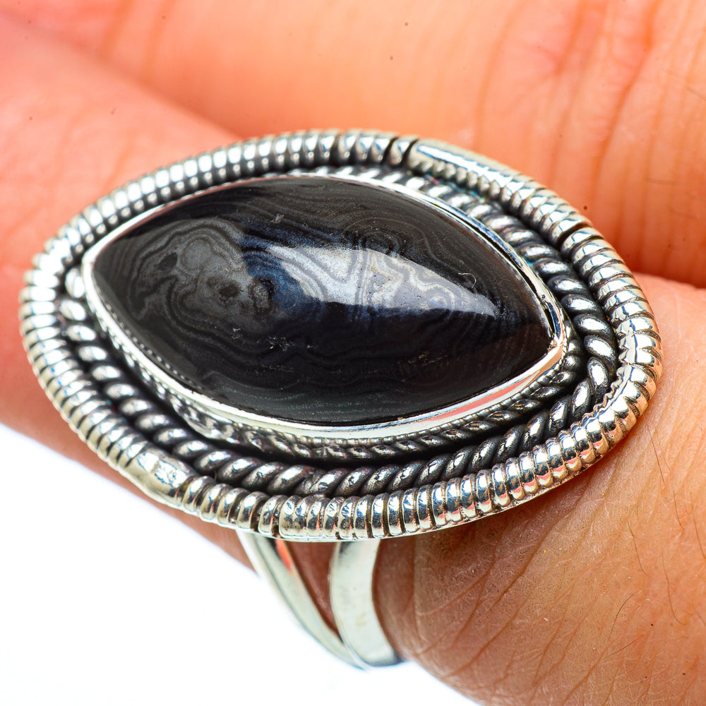 Psilomelane Rings handcrafted by Anasilvercos - RING33557