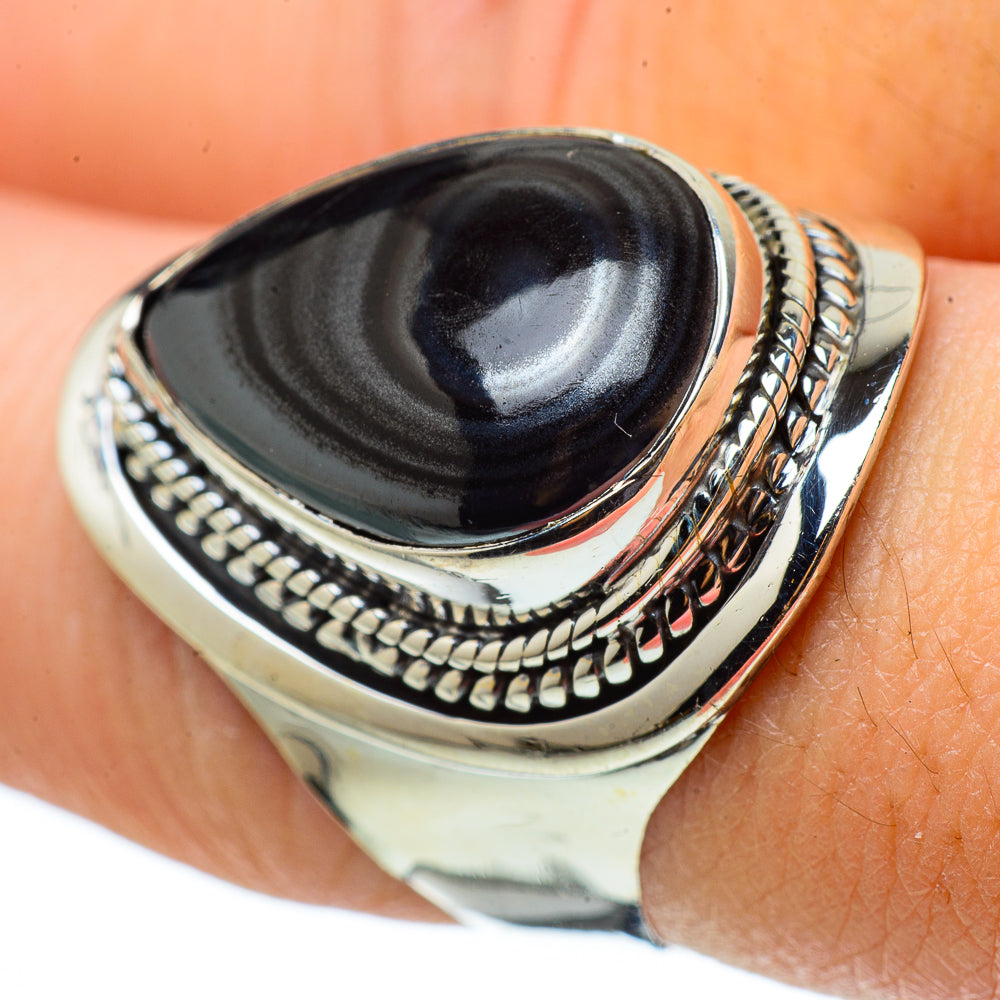 Psilomelane Rings handcrafted by Anasilvercos - RING33586