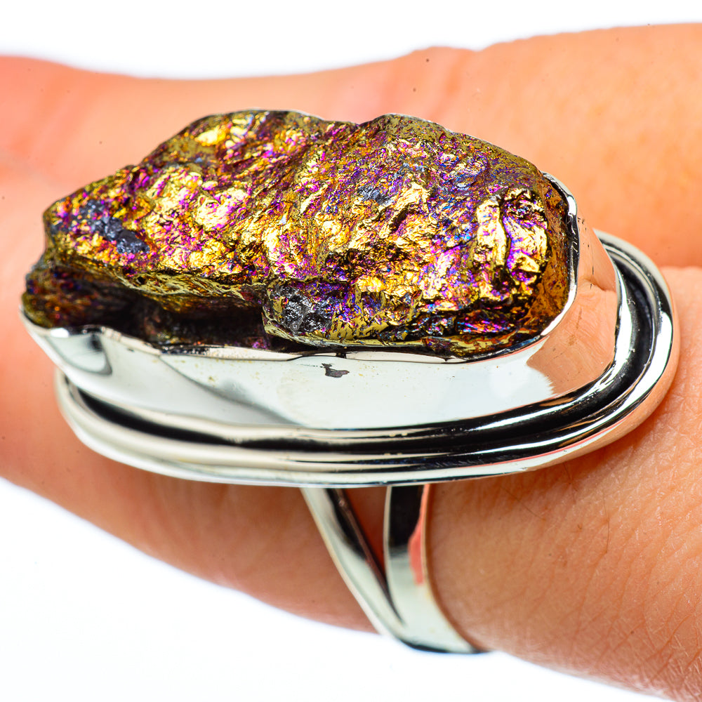 Titanium Druzy Rings handcrafted by Anasilvercos - RING33592